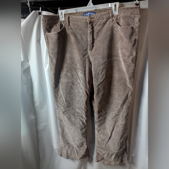 Bandolino Pants - Bandolino Brown Boot Cut Corduroy Pants